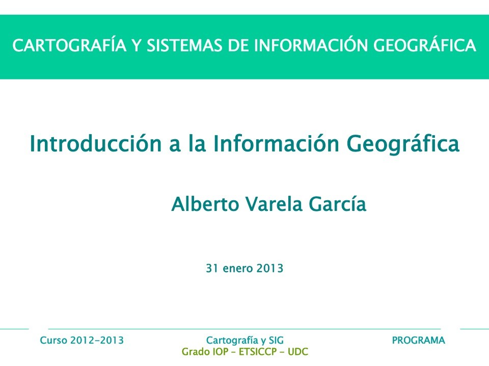 Imágen de pdf Introducción a los Sistemas de Información Geográfica