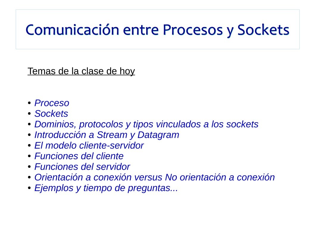 Imágen de pdf Comunicación entre Procesos y Sockets