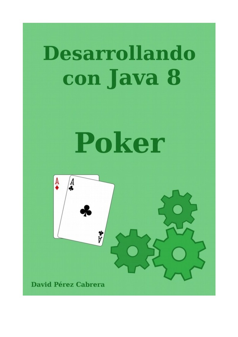 Imágen de pdf Desarrollando con Java 8 - Poker