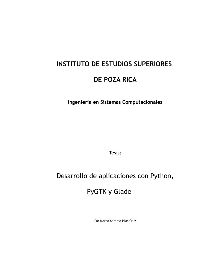 Imágen de pdf Desarrollo de aplicaciones con Python, PyGTK y Glade