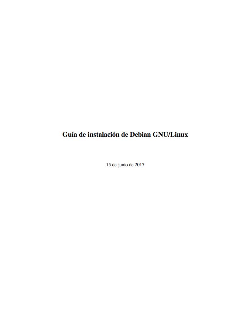 Imágen de pdf Guía de instalación de Debian GNU/Linux