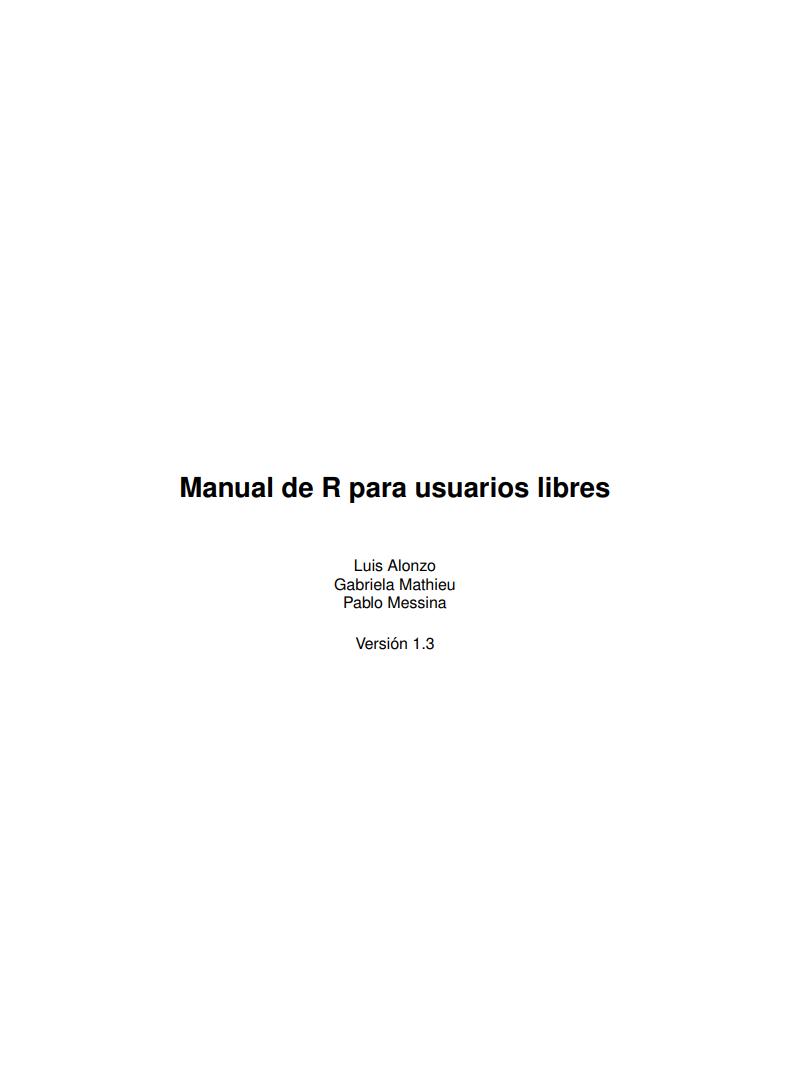 PDF de programación - Manual de R para usuarios libres