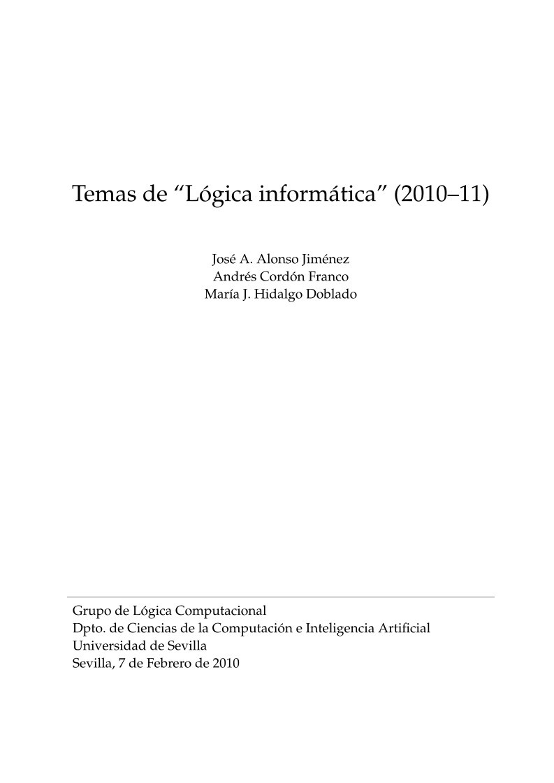 Imágen de pdf Temas de Lógica Informática