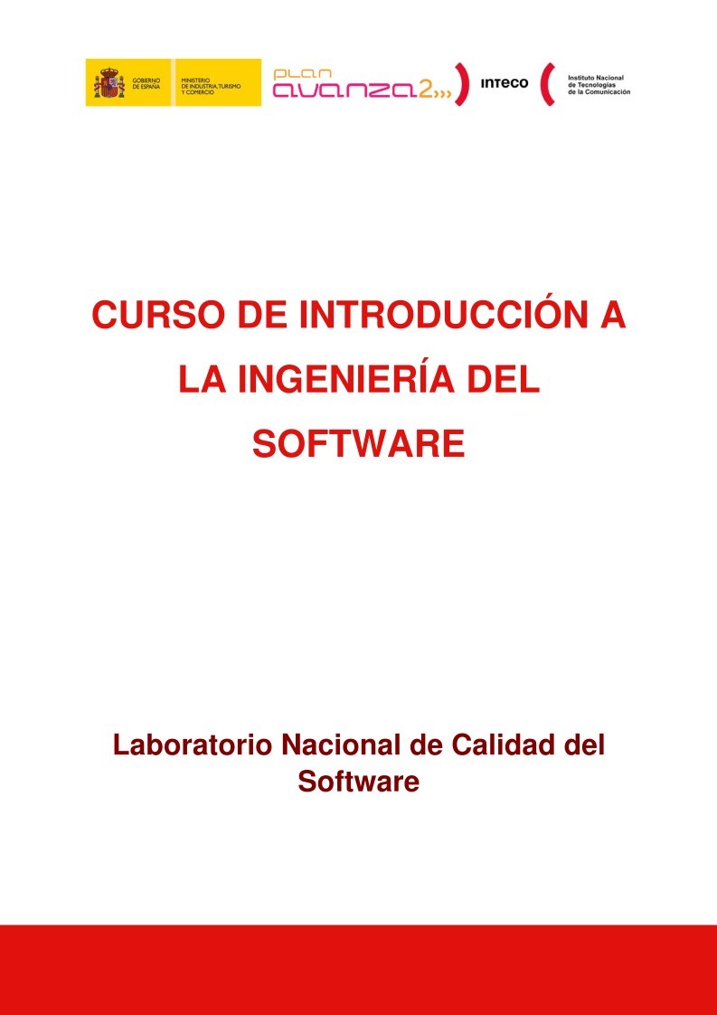 Imágen de pdf Curso de Introducción a la Ingeniería del Software