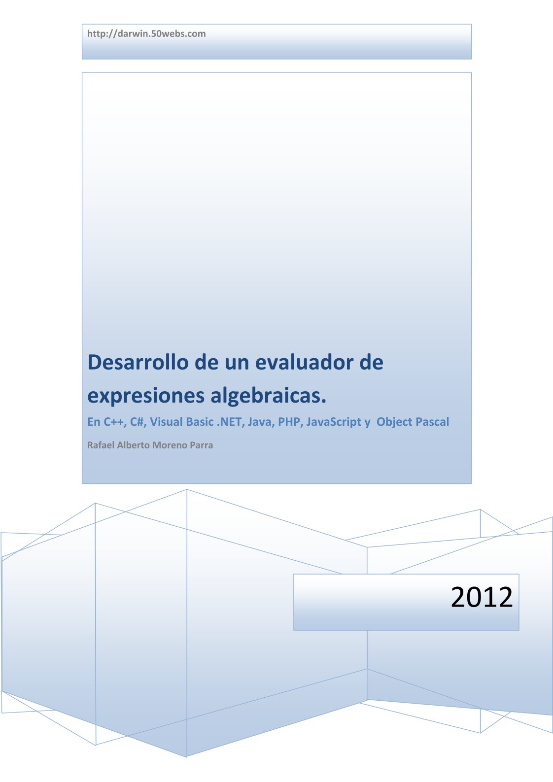Imágen de pdf Desarrollo de un evaluador de expresiones algebraicas