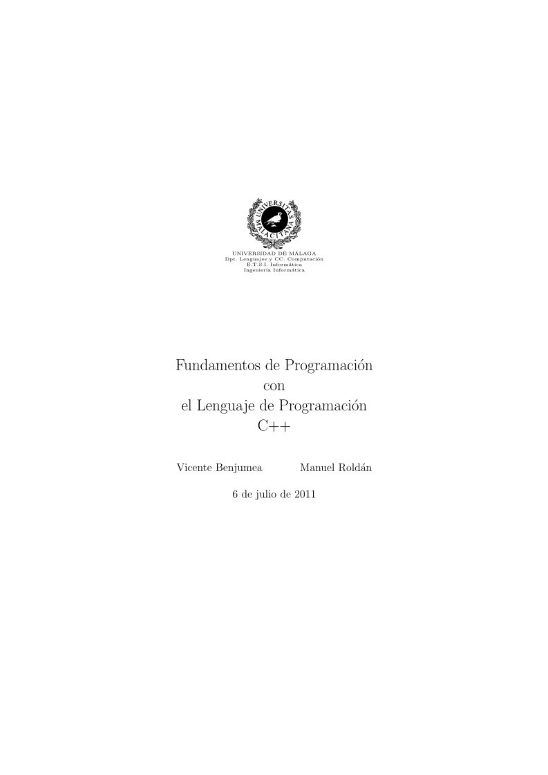 Pdf De Programación Fundamentos De Programación Con El Lenguaje De Pdf De Programación Fundamentos De Programación Con El Lenguaje De