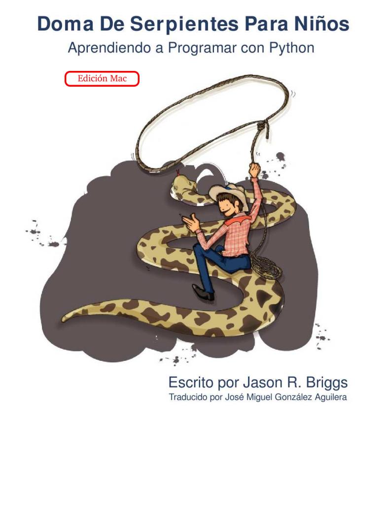 Imágen de pdf Doma de Serpientes para Niños - Aprendiendo a Programar con Python