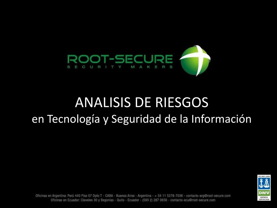 Imágen de pdf ANALISIS DE RIESGOS en Tecnología y Seguridad de la Información