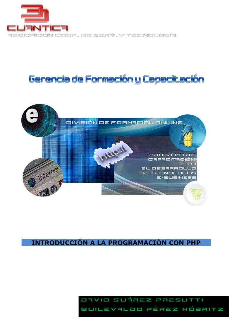 Imágen de pdf INTRODUCCIÓN A LA PROGRAMACIÓN CON PHP