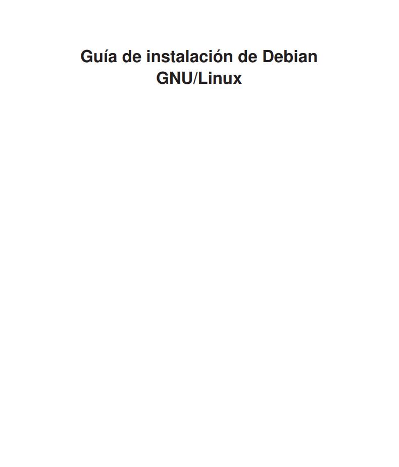 Imágen de pdf Guía de instalación de Debian GNU/Linux Wheezy
