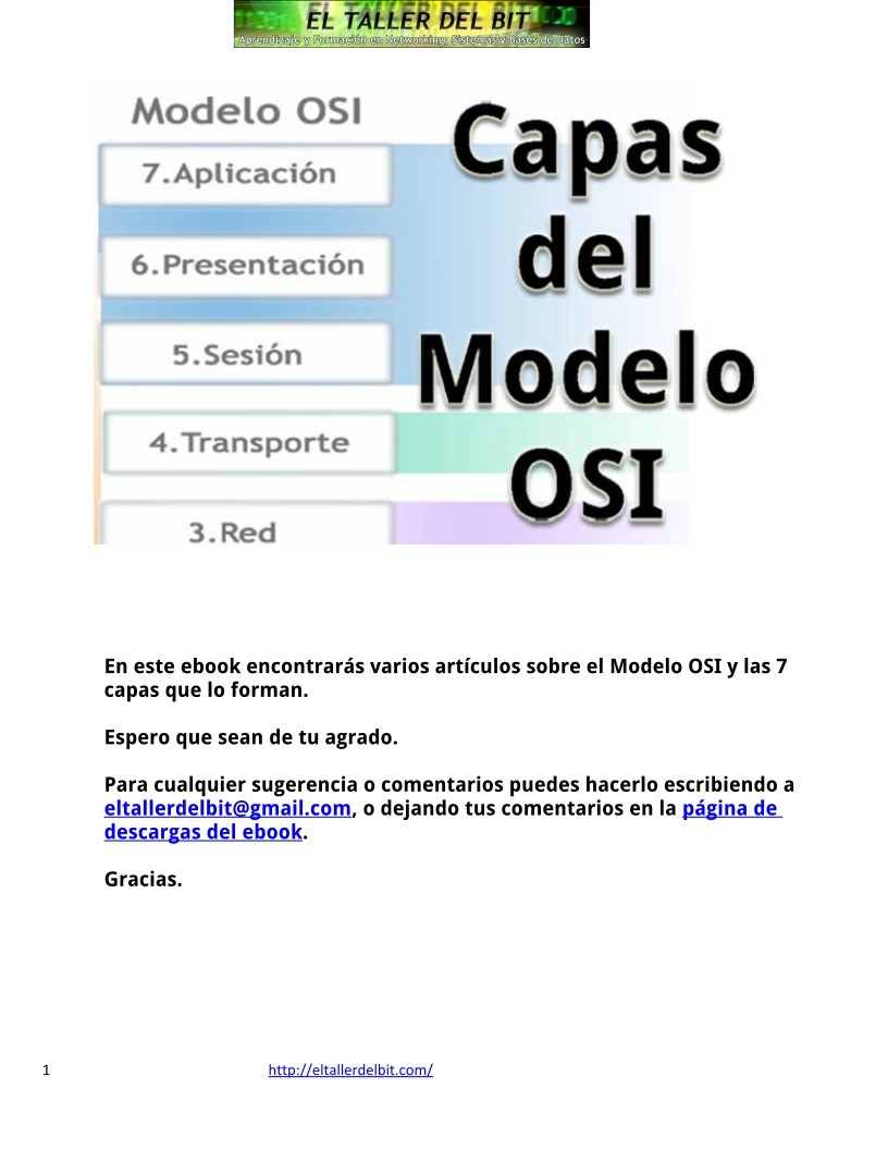 Imágen de pdf Las 7 Capas del Modelo OSI