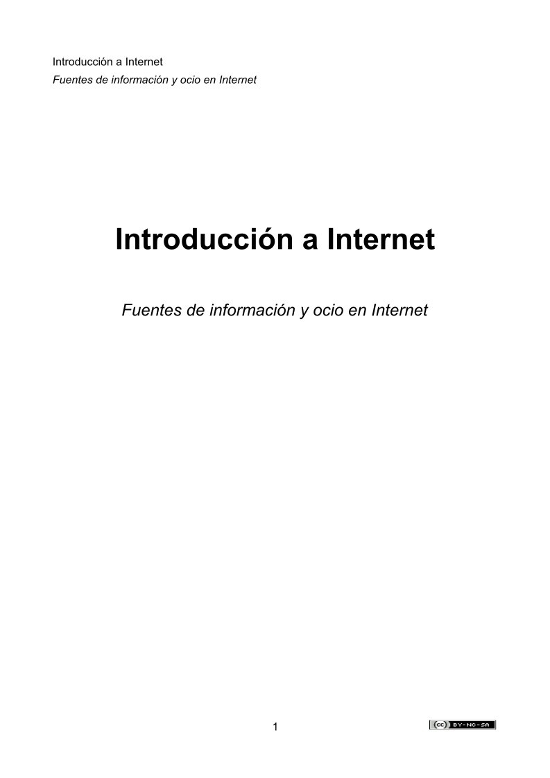 Imágen de pdf Fuentes de información y ocio en Internet - Introducción a Internet