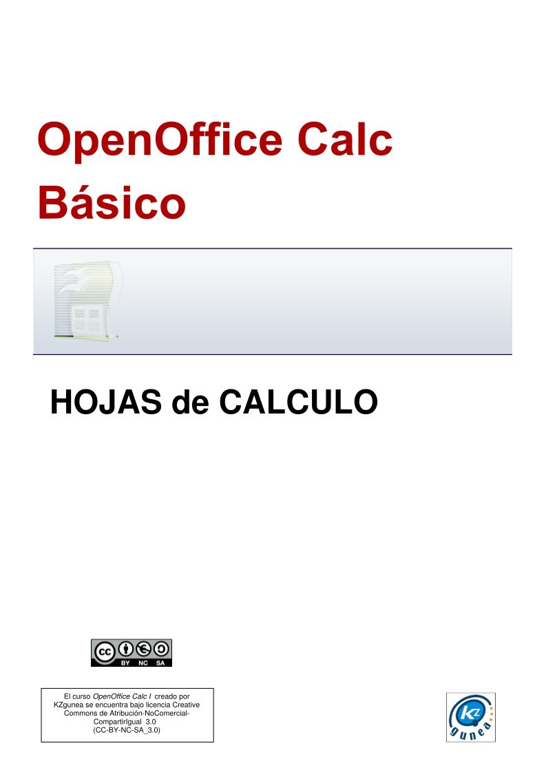 PDF de programación OpenOffice Calc Básico