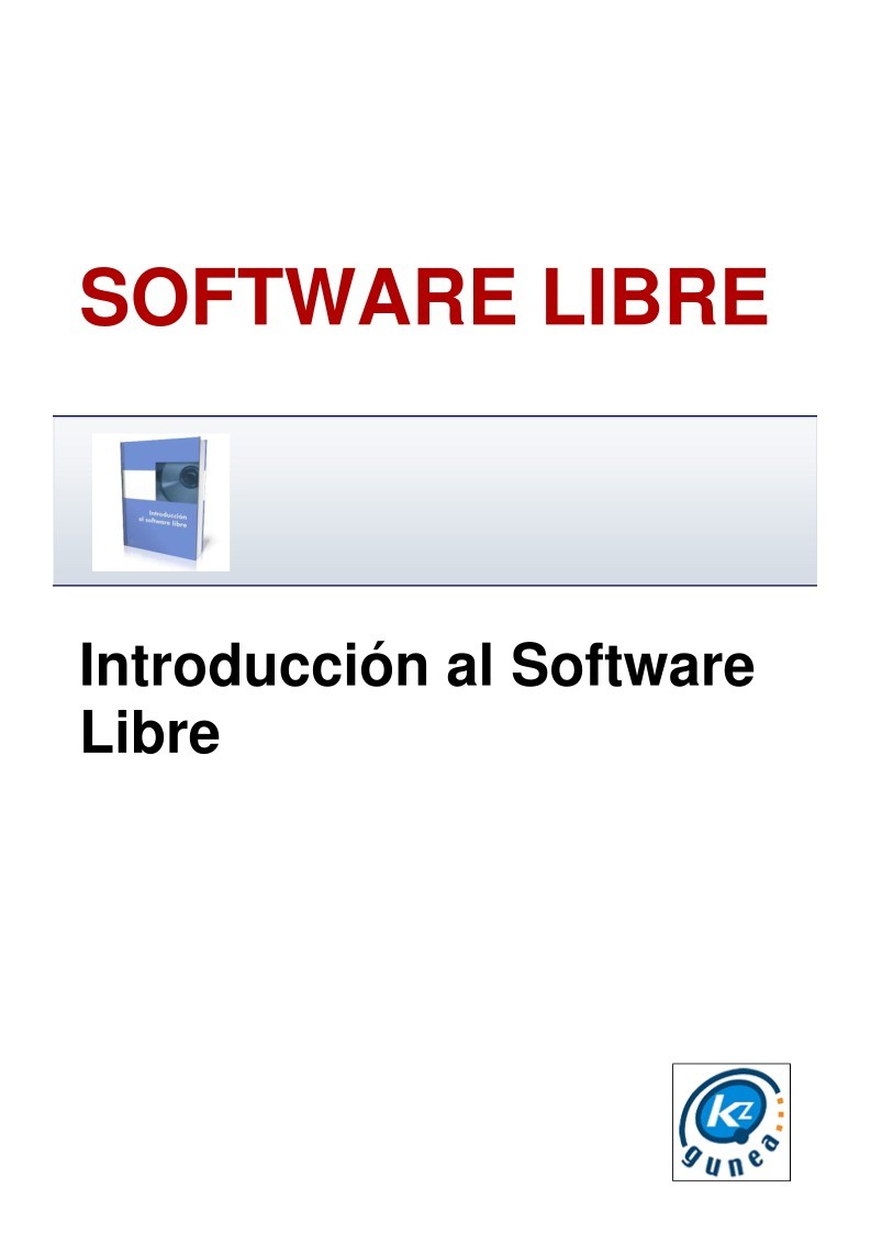 Imágen de pdf Introducción al Software Libre