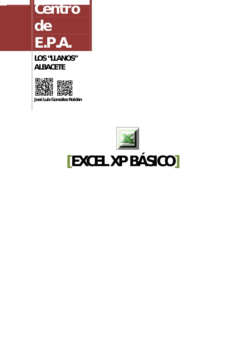 Imágen de pdf Excel XP Básico