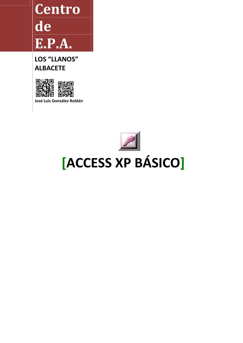 Imágen de pdf Access XP Básico