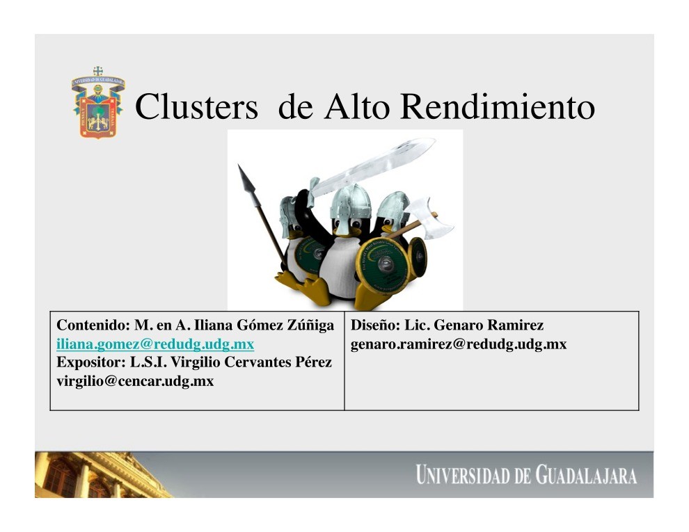 Imágen de pdf Cluster de alto rendimiento