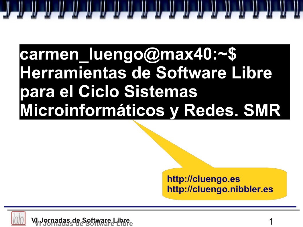 Imágen de pdf Herramientas de Software Libre para el Ciclo Sistemas Microinformáticos y Redes