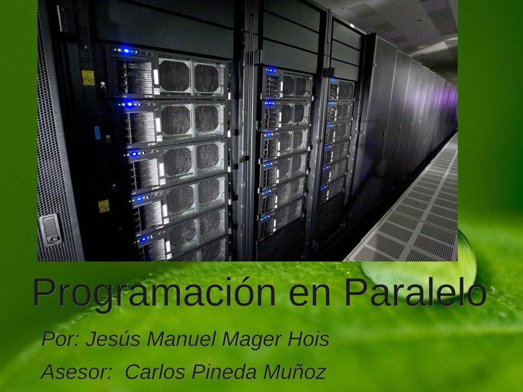 Imágen de pdf Programación en Paralelo