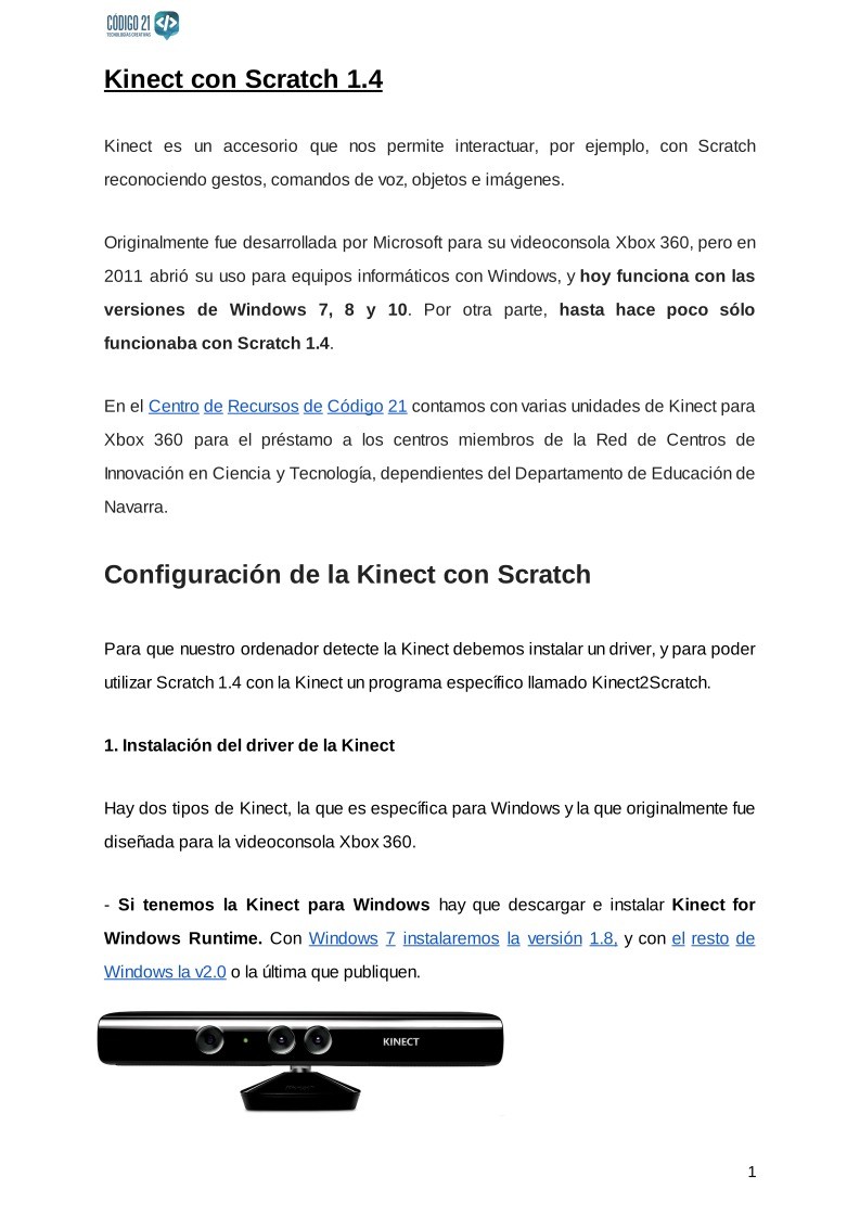 Imágen de pdf Kinect y Scratch v1 4