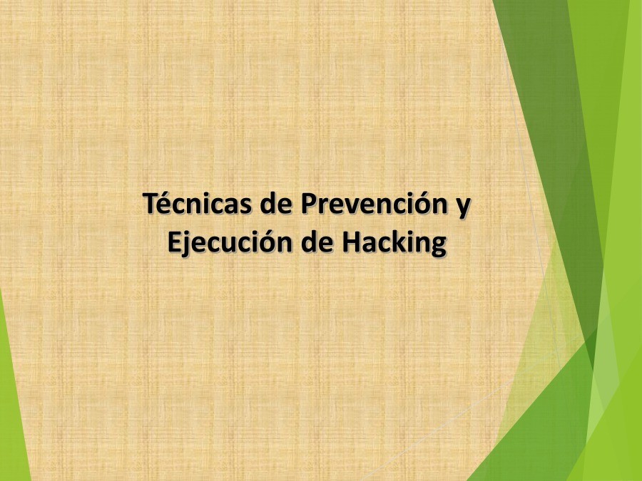 Imágen de pdf Técnicas de Prevención y Ejecución de Hacking