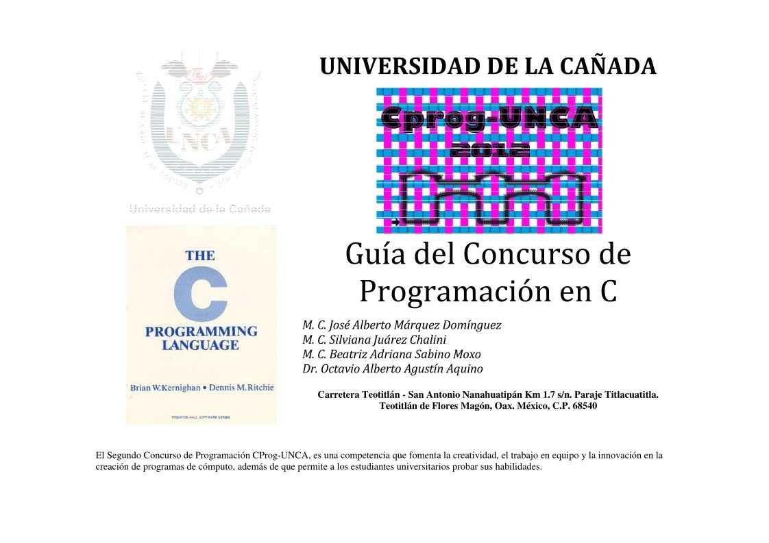 Imágen de pdf Guia de ejercicios de C