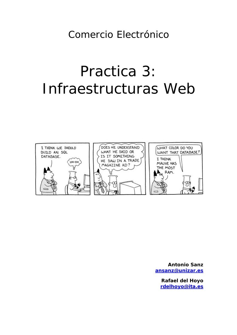 Imágen de pdf Practica 3: Infraestructuras Web