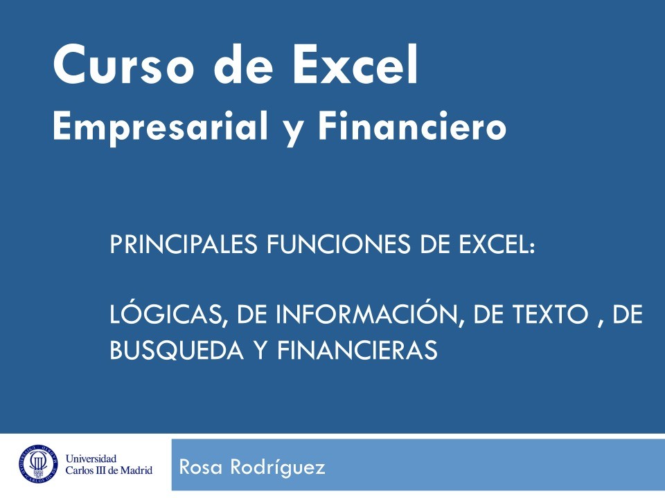 Imágen de pdf Curso de Excel Empresarial y Financiero