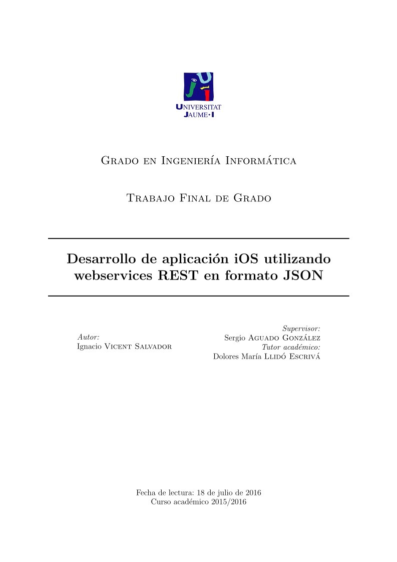 Imágen de pdf Desarrollo de aplicación iOS utilizando webservices REST en formato JSON