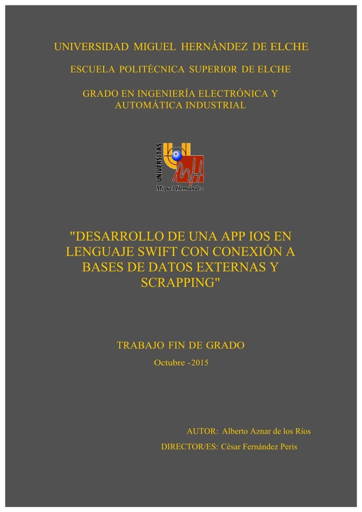 Imágen de pdf Desarrollo de una app ios en lenguaje Swift con conexión a bases de datos externas y scrapping