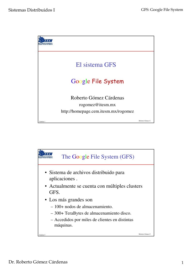 Imágen de pdf El sistema GFS
