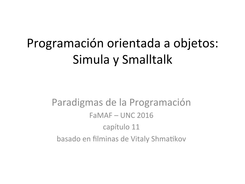 Imágen de pdf Programación orientada a objetos: Simula y Smalltalk