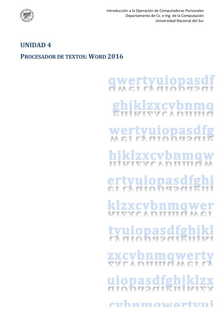 Imágen de pdf Procesador de textos: Word 2016