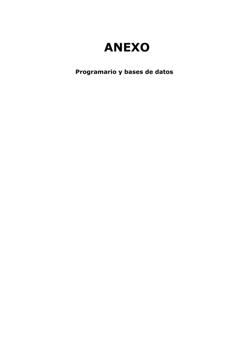 Imágen de pdf Anexo - Programario y bases de datos