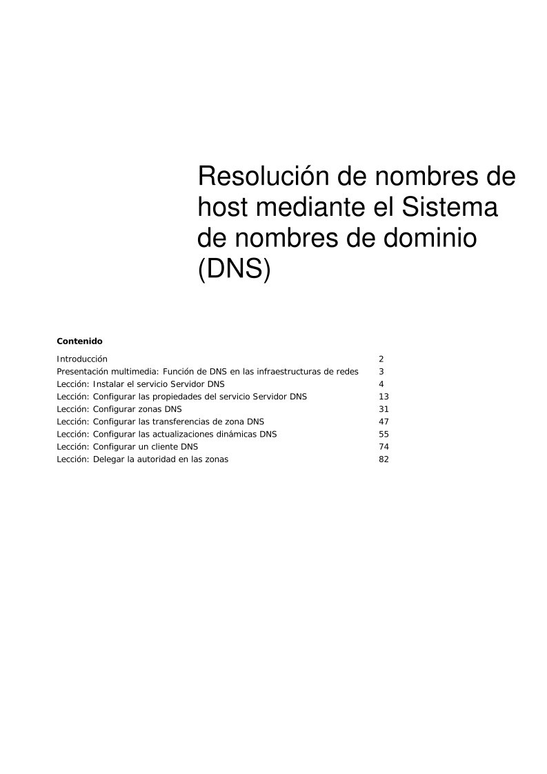 Imágen de pdf Resolución de nombres de host mediante DNS
