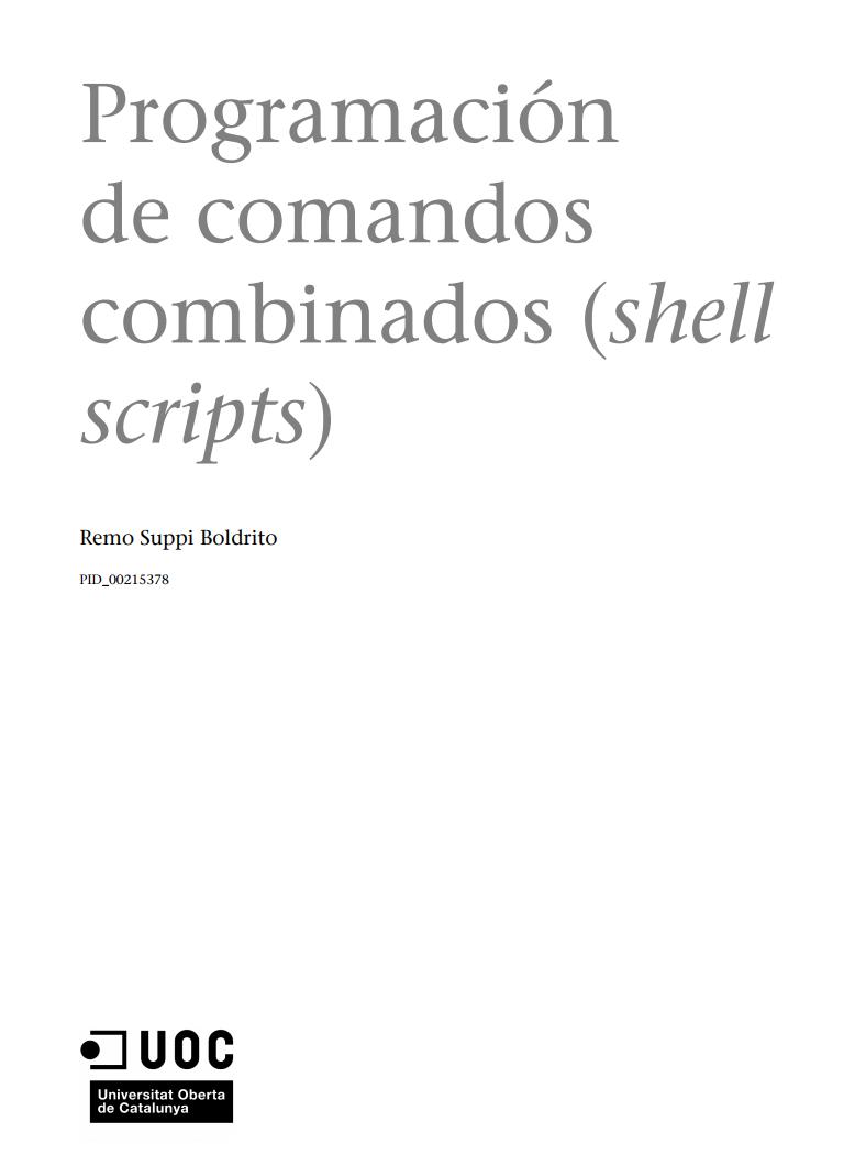 Imágen de pdf Programación de comandos combinados (shell scripts)