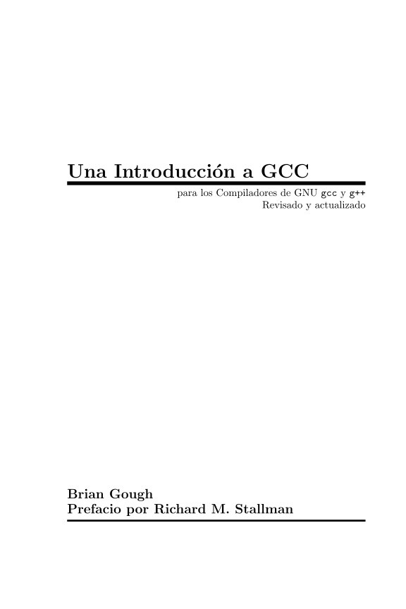 Imágen de pdf Una Introducción a GCC para los Compiladores de GNU gcc y g++