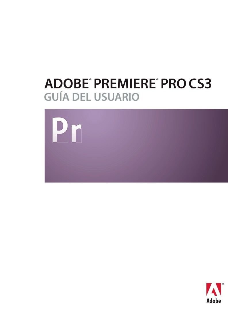 PDF de programación Adobe Premiere Pro CS3 Guía del usuario