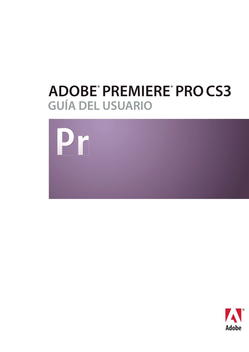 Imágen de pdf Adobe Premiere Pro CS3 - Guía del usuario
