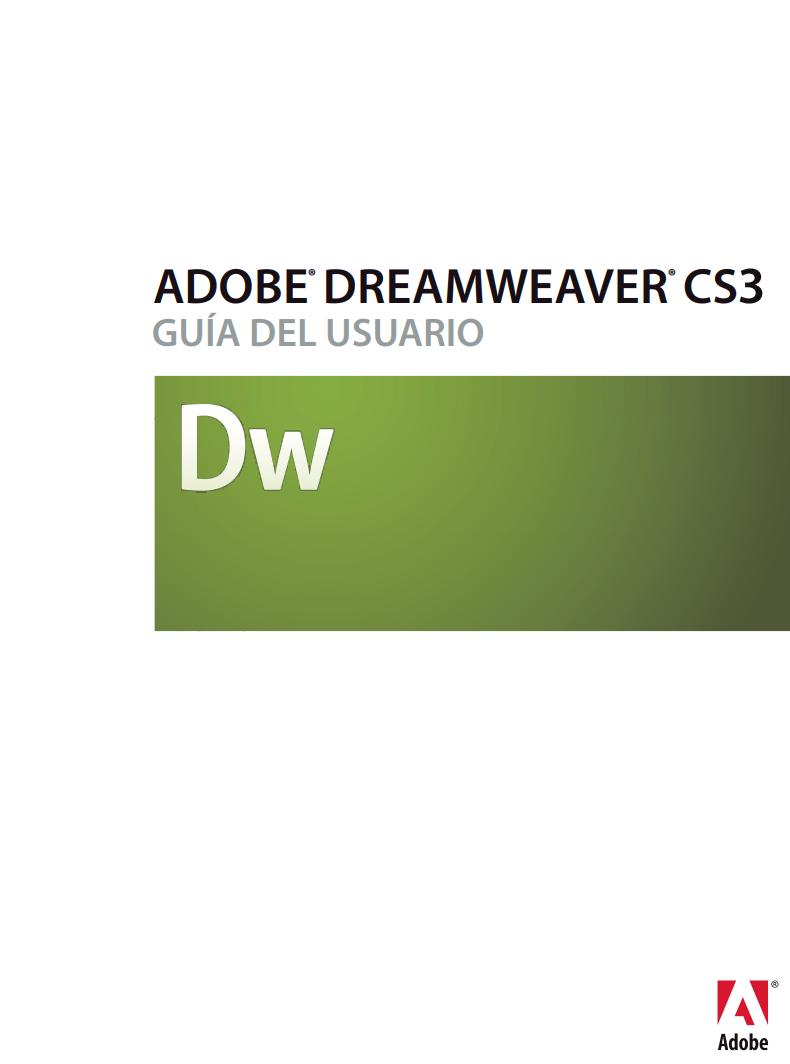 Imágen de pdf Dreamweaver CS3 - Guía del usuario