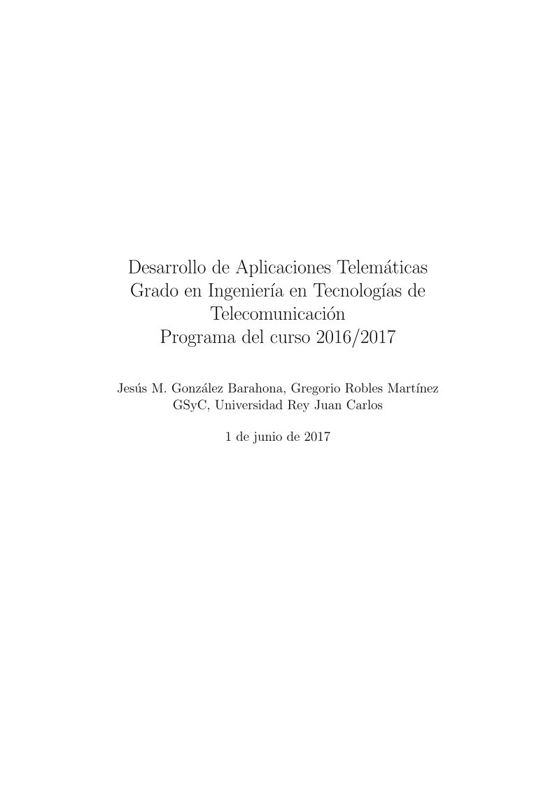Imágen de pdf Desarrollo de Aplicaciones Telemáticas