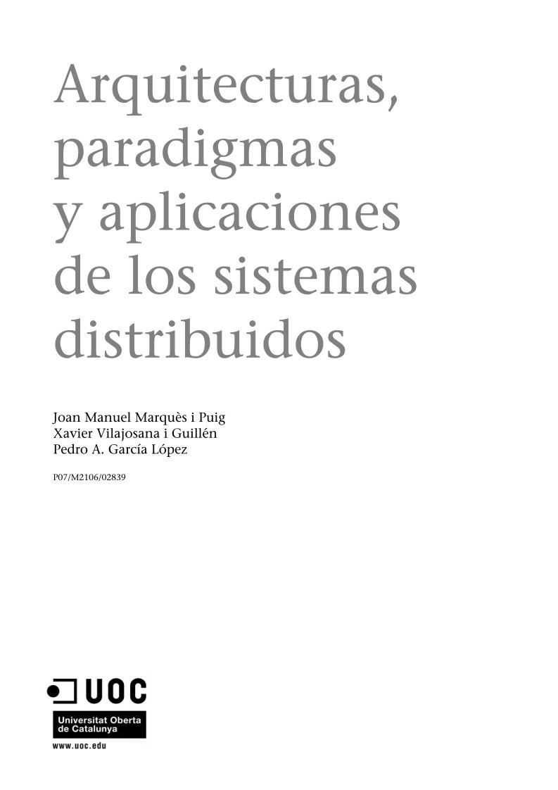 Imágen de pdf Arquitecturas, paradigmas y aplicaciones de los sistemas distribuidos