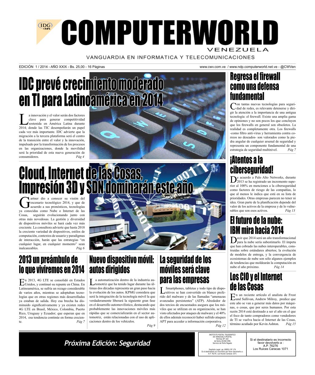 Imágen de pdf ComputerWorld #1 2014