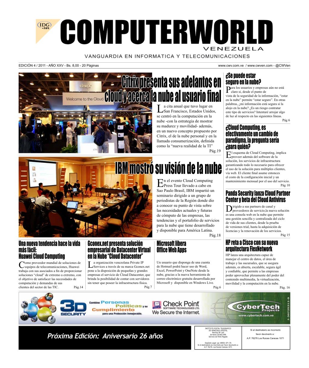 Imágen de pdf ComputerWorld #4 2011
