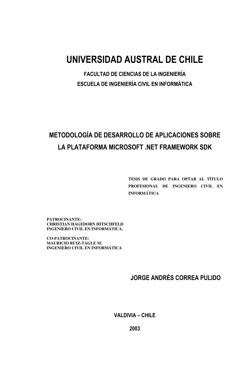 Imágen de pdf Metodología de desarrollo de aplicaciones sobre la plataforma Microsoft .NET Framework SDK