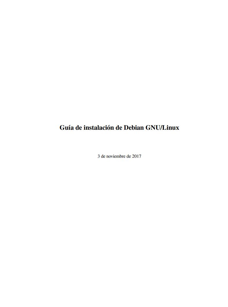 Imágen de pdf Guía de instalación de Debian GNU/Linux