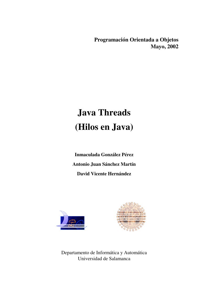 PDF de programación - Hilos en Java