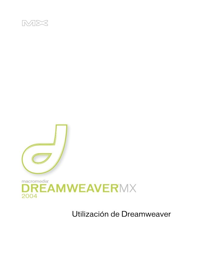 Imágen de pdf Utilización de Dreamweaver MX 2004