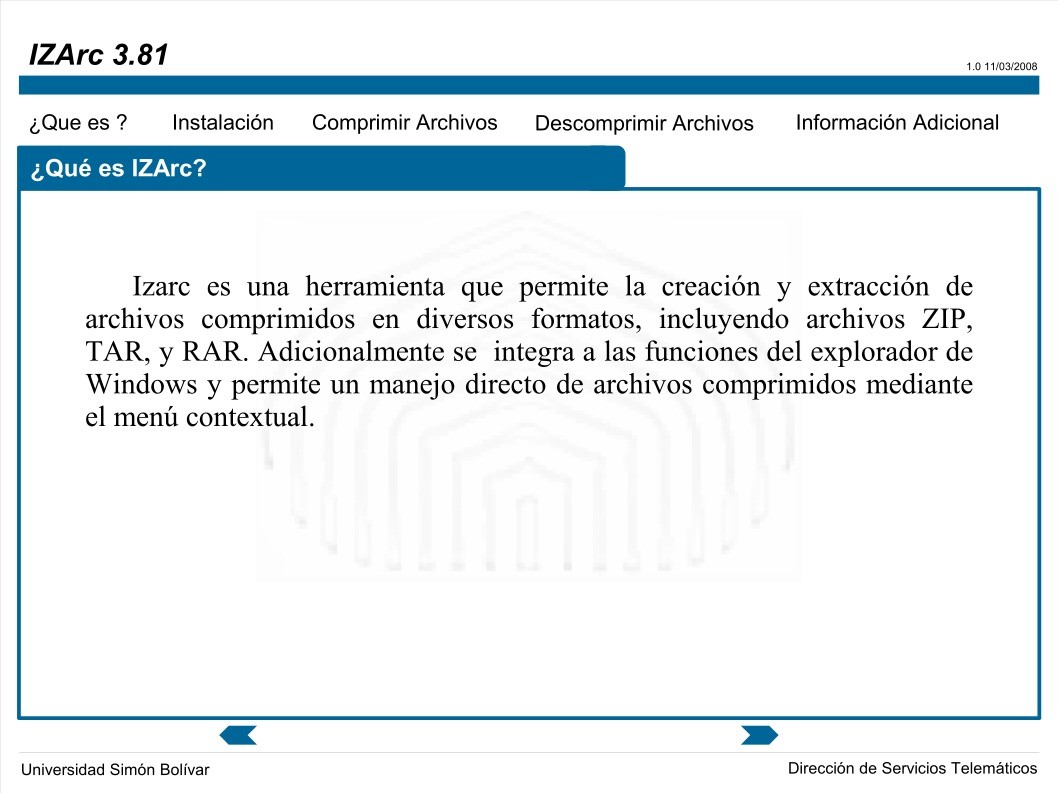 Imágen de pdf Qué es IZArc
