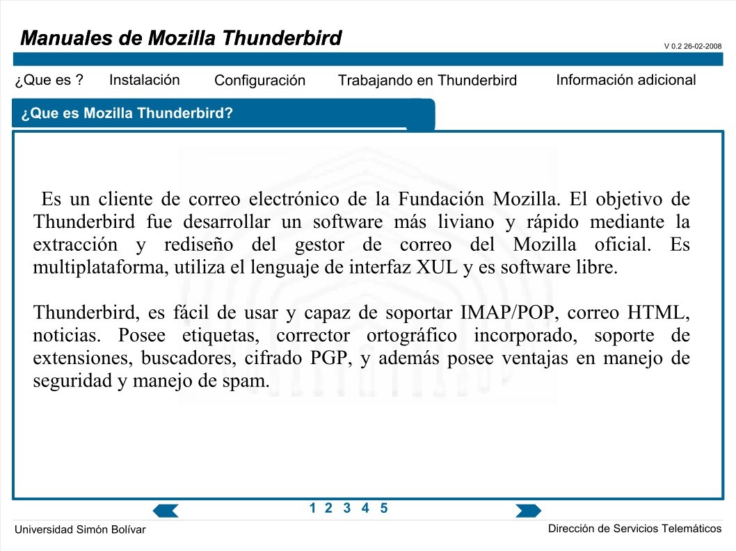 Imágen de pdf Qué es Mozilla Thunderbird